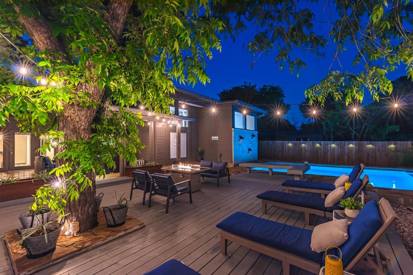 Serene Pool & Firepit In Stunning Home By Airport San Antonio Eksteriør bilde